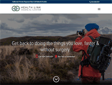 Tablet Screenshot of healthlinkcenter.com